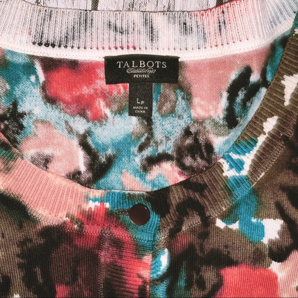 Talbots Womens Cardigan L/P - Picture 5 of 6